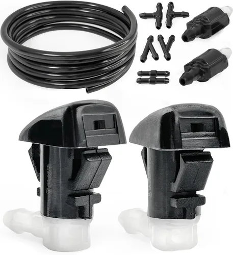 Miniatura 12 de Click&Fit Boquillas de lavaparabrisas compatibles con Chrysler 300 11-17, Jeep Grand Cherokee 11-21 Commander 06-10, Liberty 8-12, Dodge Caravan
