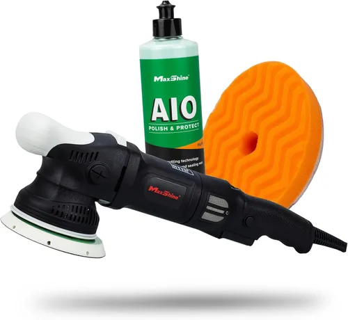 Miniatura 11 de Maxshine M15 Pro Pulidora de Doble Acción Lanzamiento de 15 mm, placa de respaldo de 5”, motor de 1000 W Velocidad variable, agarre ergonómico