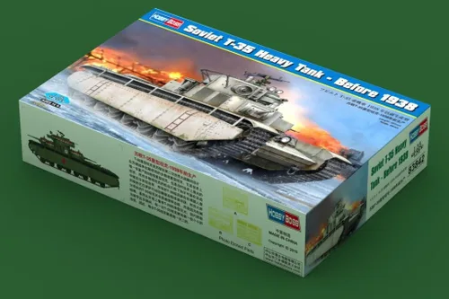 Miniatura 2 de Hobby Boss Antes de 1938 Soviético T-35 Kit de modelo de tanque pesado (escala 1/35)