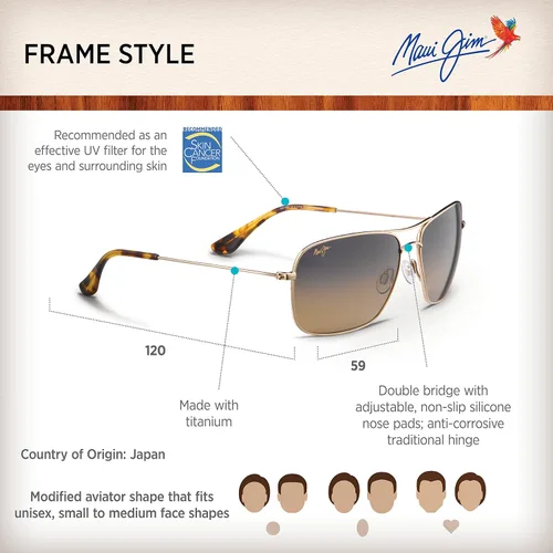 Miniatura 6 de Maui Jim Gafas de sol polarizadas Wiki Wiki para hombre y mujer