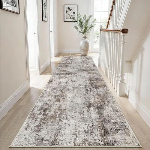 Miniatura 15 de Alfombra de pasillo lavable de 3 x 12: alfombra antideslizante fácil de limpiar - Alfombras suaves para sala de estar, dormitorio, cocina, alfombra