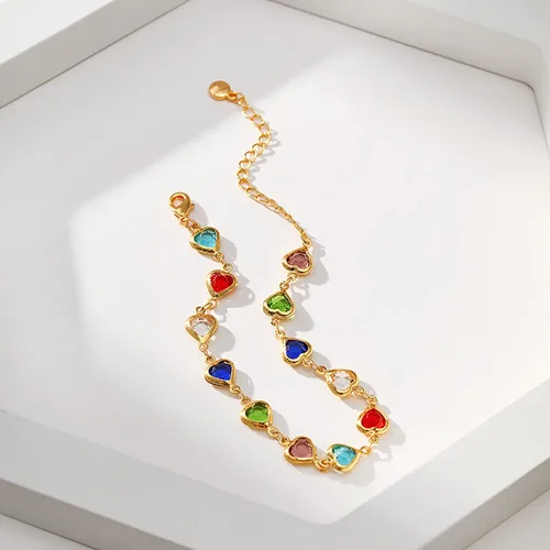Miniatura 33 de Delicadas pulseras de oro para mujer, chapado en oro 18, ajustable, mal de ojo, mariposa, cuentas, perla, corazón, turquesa, hecha a mano para mujer