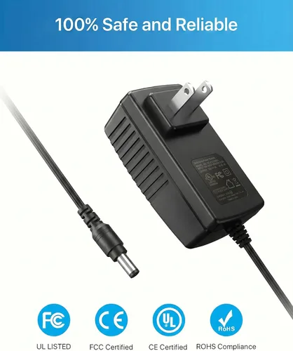 Miniatura 3 de ZOSI Adaptador de fuente de alimentación de 3 pies AC 100-240V a DC 12V 1A 1000mAvAvPower para cámara de vigilancia de seguridad CCTV, sistema DVR