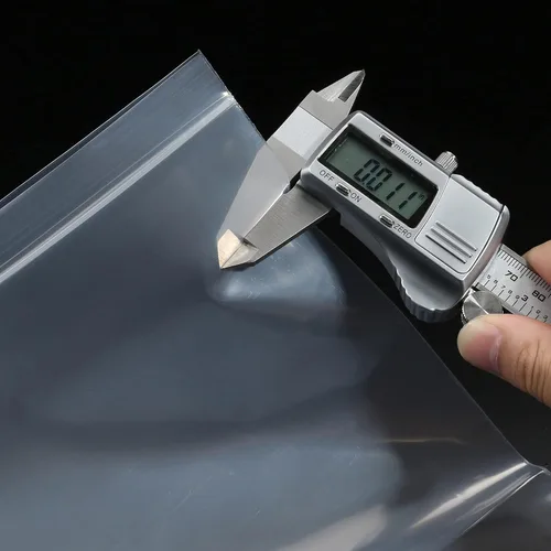 Miniatura 5 de 100 bolsas de plástico pequeñas de 2 x 3 pulgadas, gruesas, 5 mil, transparentes, resellables, con cierre de cremallera, bolsas de polietileno