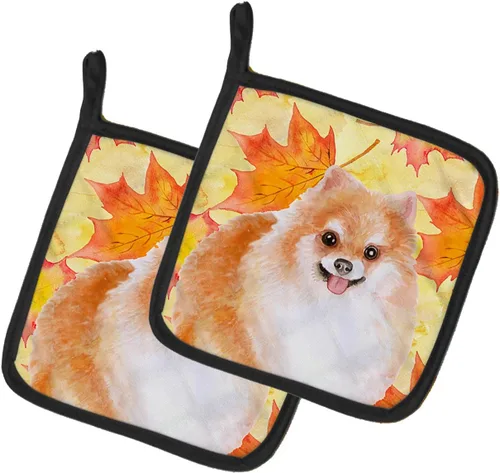 Miniatura 236 de Caroline's Treasures BB9655PTHD - Juego de soportes para ollas de cocina resistentes al calor, almohadillas calientes para horno, 7 1/2 x 7 1/2