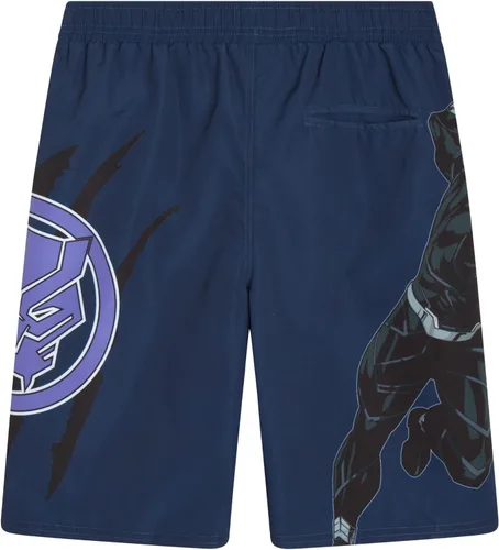 Miniatura 5 de Marvel Avengers - Conjunto de camiseta de protección para niños Spider-Man y Capitán América Camiseta de natación y traje de baño UPF 50+