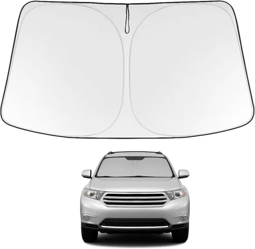 Miniatura 23 de Proadsy Parasol para parabrisas actualizado 2025, ajuste personalizado Dodge RAM 1500 2Dr 2019-2024 2025, 4 capas, plegable, protector de parasol