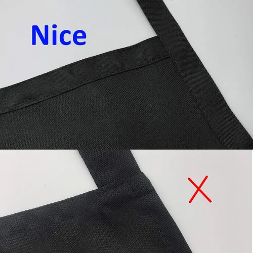 Miniatura 7 de Delantal negro con bolsillos para mujeres, hombres, adultos, chef, juego de 10 delantales de cocina a granel para cocinar, hornear, restaurante
