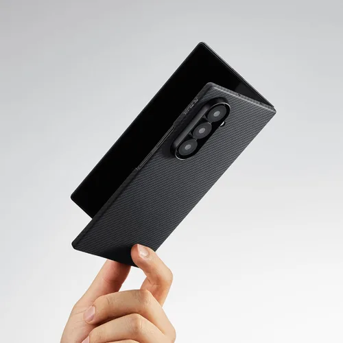 Miniatura 8 de pitaka Funda para Z fold 7, compatible con MagSafe, funda delgada y ligera para Galaxy Z Fold 7 con sensación táctil sin funda, hecha de fibra