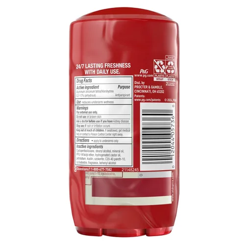 Miniatura 8 de Old Spice Dry Feel - Desodorante antitranspirante para hombres, frescura 24/7, protección contra el sudor y el olor 24/7, suave para la piel