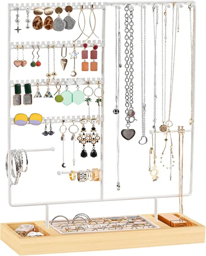 ProCase - Soporte Organizador de Joyas con Soporte para Pendientes, Organizador de 6 Niveles con Forma de Árbol, Estante para Collares, Torre de