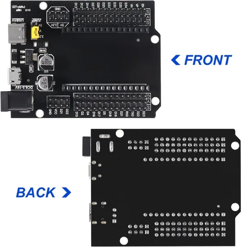 Miniatura 7 de Placa de desarrollo de 30 pines 2.4 GHz WiFi Bluetooth de doble núcleo para Arduino, con placa de expansión USB tipo C + cable de alimentación