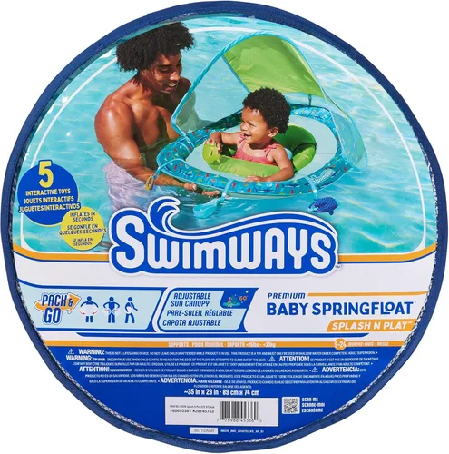 Miniatura 7 de SwimWays Baby Spring Float Splash N Play Splash N Play (Nueva versión)