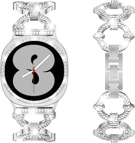 Miniatura 11 de Mesime Correas brillantes compatibles con Samsung Galaxy Watch 8/7 1.575 in 1.732 in, 0.787 in, correa de repuesto elegante Galaxy Watch 8/7