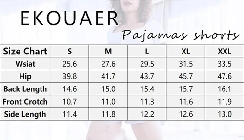 Miniatura 4 de Ekouaer - Pantalones cortos de pijama para mujer con bolsillos elásticos y tira elástica, para dormir, con cordón