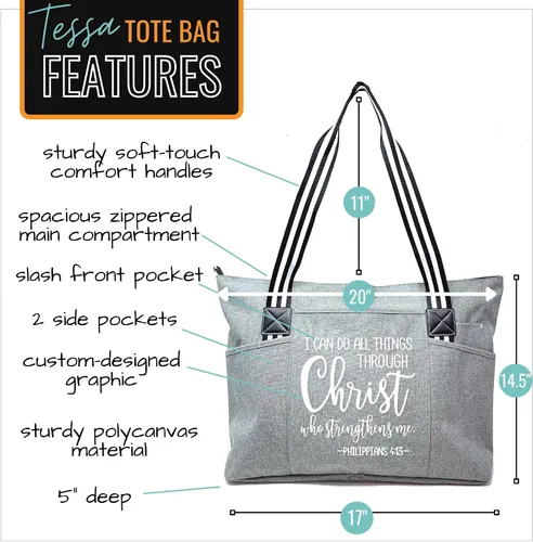 Miniatura 2 de Bolso con cremallera para mujer con diseño de iglesia cristiana