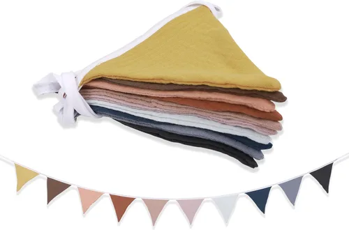 Miniatura 14 de Banderines, Banderines para habitación de bebés y niños pequeños, para decoración de guardería, cumpleaños, boda boho, fiesta de baby shower, evento