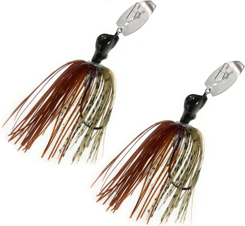 Miniatura 11 de Reaction Tackle Cabezales de plantilla de hoja rompedora de tungsteno para pesca, paquete de 2 plantillas de pesca para lubinas grandes y pequeñas