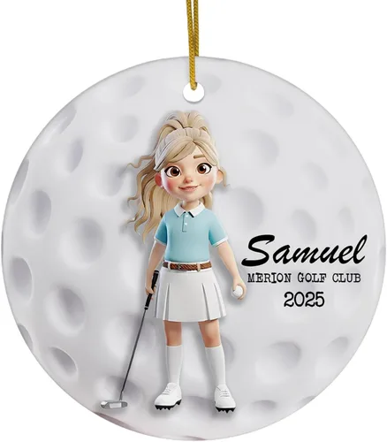 Miniatura 21 de FLOCHIL Adornos Personalizados de Bailarina de Navidad 2025 para Niña, Adornos Personalizados de Bailarina para Árbol de Navidad, Regalo