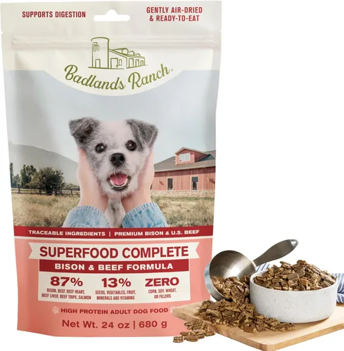 Miniatura 23 de BADLANDS RANCH by Katherine Heigl- Superalimento completo para perros adultos, secado al aire, alto en proteínas, sin relleno, nutrición