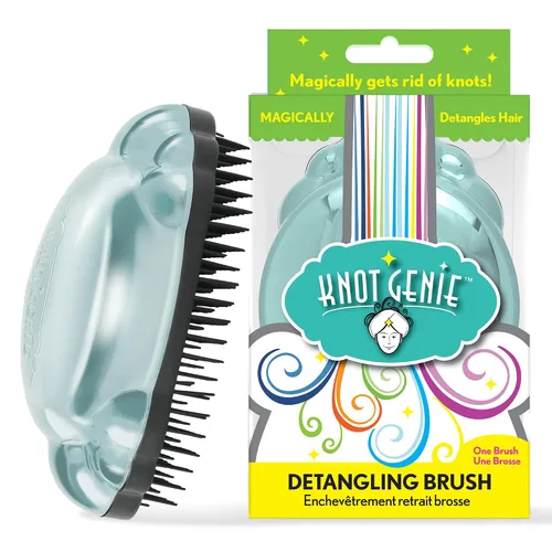 Miniatura 9 de Knot Genie, Cepillo para desenredar el cabello, Azul