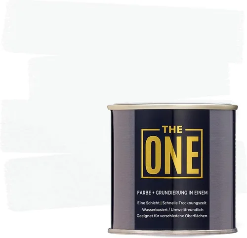 Miniatura 44 de THE ONE Pintura e imprimación todo en uno, negro mate, 8.5 onzas líquidas/250ml, fórmula de 1 capa, decoración fácil de interiores y exteriores