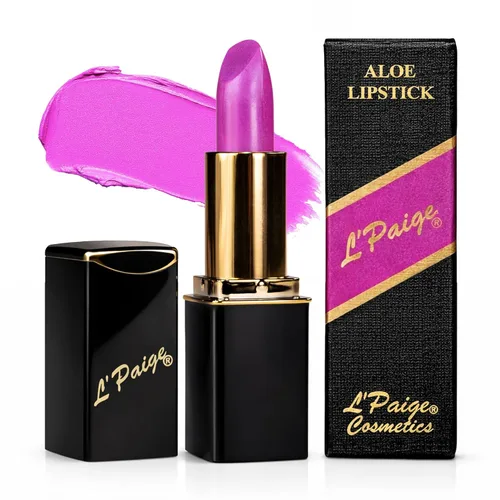 Miniatura 15 de L'Paige Lápiz labial y mancha de labios que cambian de color de pH - Transformación de marrón a rojo frambuesa, infusión de aloe vera, acabado LBR