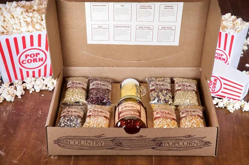Miniatura 4 de Amish Country Popcorn Juegos de regalo variados de 4 onzas Estilo antiguo, sin OMG y sin gluten (Juego de regalo cerrado variado, 8-4 onzas)