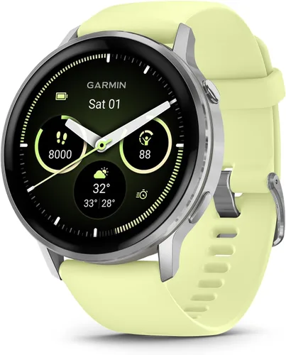 Miniatura 2 de Garmin Venu 4, 1.772 in, reloj inteligente GPS avanzado con rastreador de fitness, pantalla AMOLED de 1.4 pulgadas, linterna incorporada, 12 días