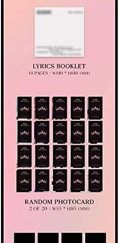 Miniatura 5 de Blackpink 1er álbum completo The Album (versión 4) (incluye juego de tarjeta fotográfica transparente Blackpink)