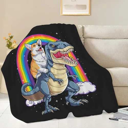Miniatura 11 de Manta de caballos, manta de caballos, regalos para niñas, mujeres, niños y adultos, súper suave y acogedora, manta de forro polar mullido, Caballo