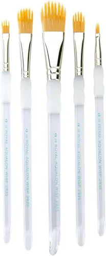 Miniatura 2 de Royal & Langnickel Aqualon Wisp Filbert Artist - Juego de brochas (5 piezas)