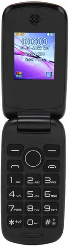 EBTOOLS Teléfono celular desbloqueado, teléfono móvil abatible para personas mayores, grande, pantalla a color de 1.77 pulgadas, altavoz potente,