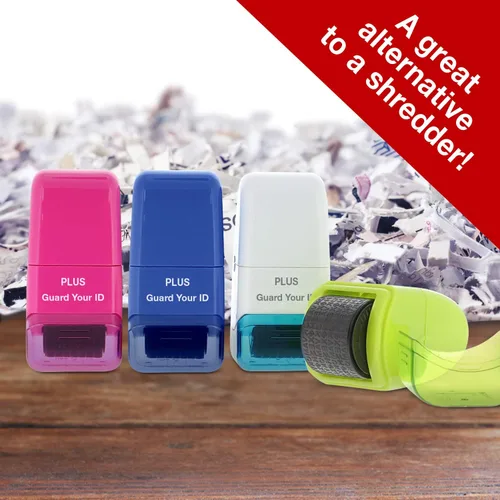 Miniatura 5 de Guard Your ID Identity Protection - Rodillo de sello de lujo, multicolor, paquete de 4 unidades Deluxe Multicolor