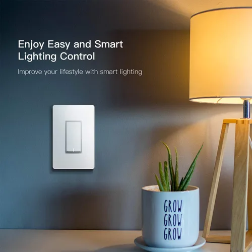 Miniatura 7 de TREATLIFE Paquete de 4 interruptores inteligentes de 3 vías, interruptor de luz inteligente WiFi de 2.4 GHz, funciona con Alexa, Google Home