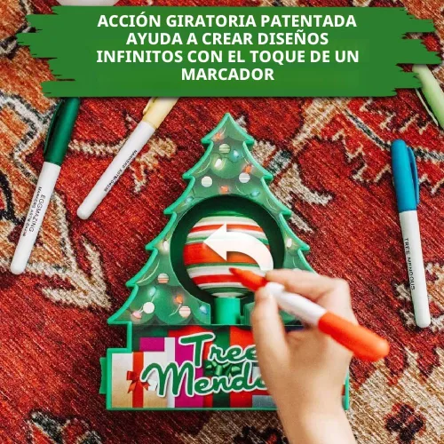 Miniatura 2 de Treemendous - Juego de decoración de adornos para árbol de Navidad y paquete de 6 adornos combinados - Actividad de artesanías y manualidades