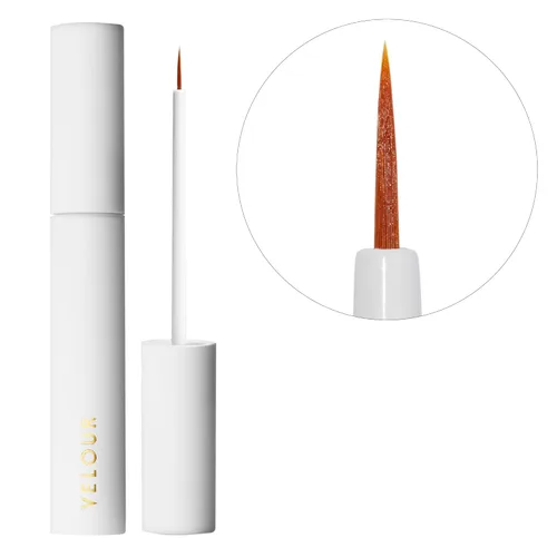 Velour Pegamento Fuerte para Pestañas – Adhesivo Vegano de Súper Fijación, Aplicador con Cepillo – Enlace Individual Premium Sin Látex para Blanco