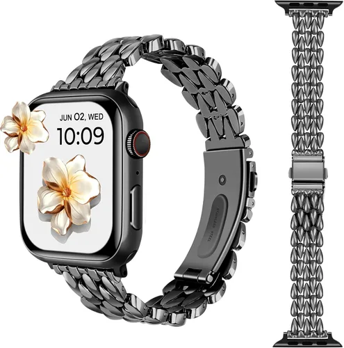 Handodo Correa de reloj inteligente compatible con Apple Watch de 1.57 pulgadas, 1.65 pulgadas, 1.65 pulgadas, 1.61 pulgadas, 1.65 pulgadas, para