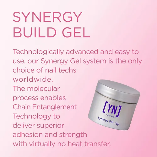 Miniatura 2 de Young Nails Gel de construcción Synergy, transparente, 0.53 oz