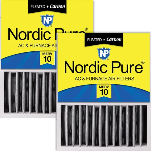 Miniatura 9 de Nordic Pure 16 x 20 x 5 (tamaño real: 15 7/8 x 19 5/8 x 4 3/8) Honeywell Filtros de aire de repuesto Merv 8 Plus Carbon 1 paquete