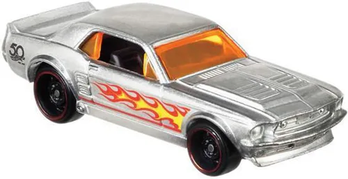Miniatura 3 de Hot Wheels ZAMAC '67 Ford Mustang Coupé 1/8 50 aniversario