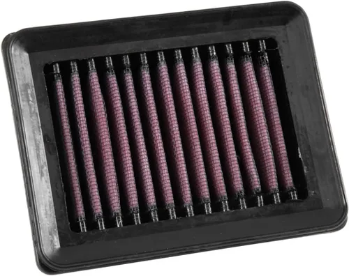 K&N Filtro de aire de motor original de alto flujo: aumenta la potencia y la accerlación, lavable, Premium: compatible con Triumph 2016-2025: (ver