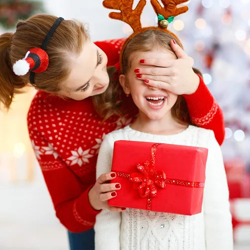 Miniatura 2 de MIAHART 60 Hojas de Papel de Seda de Navidad 50 * 35cm Papel de Regalo de Navidad para DIY y Artesanía Bolsas de Regalo Decoraciones (Rojo)