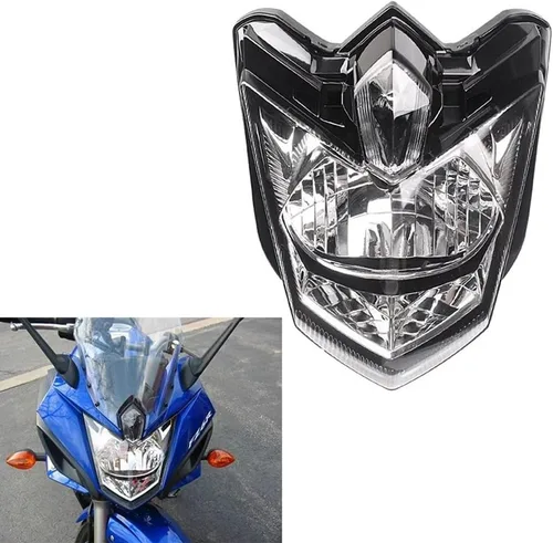 Miniatura 7 de FLPRO motocicleta delantero faro delantero montaje para Yamaha FZ-6R FZ6R 2009 2010 2011 2012 2013 2014 2015 ABS plástico delantero faro delantero