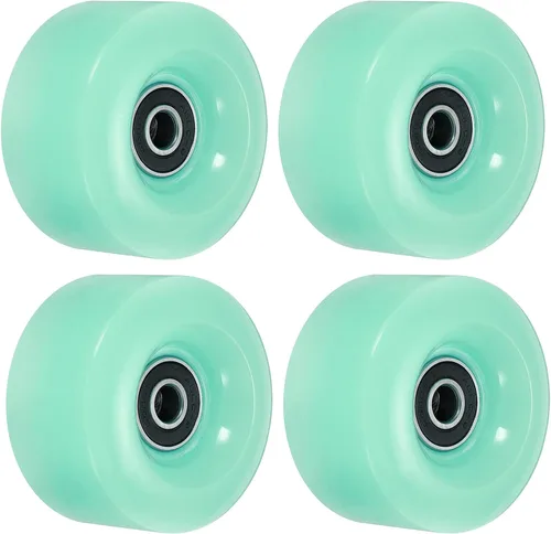 Miniatura 16 de PATIKIL Roller Skate Wheels with Bearings, Quad Skate Replacement for Double Row Skate Skateboards Indoor or Outdoor Amarillo Brillo