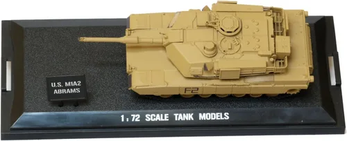 Miniatura 5 de POCO DIVO US M1A2 Abrams Tank Diecast 1/72 Escaparate Colección Modelo de Acción