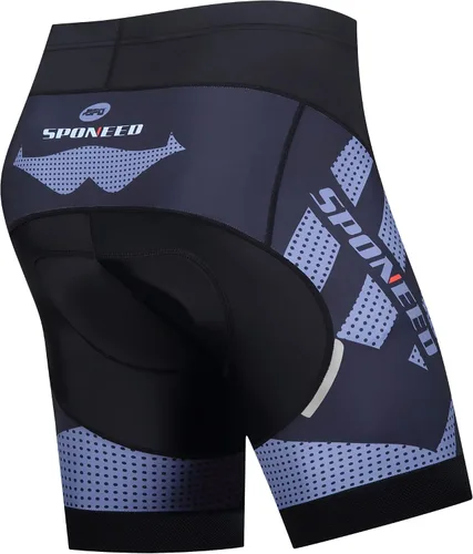 Miniatura 43 de sponeed Pantalones cortos de ciclismo para hombre, pantalones acolchados para ciclismo, ropa de ciclismo