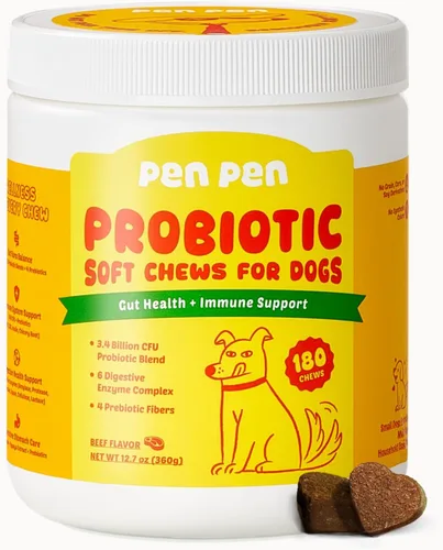 Miniatura 11 de PENPEN Probióticos para Perros, Probióticos para Perros para la Salud Digestiva, Mezcla Multi-Probiótica y de Enzimas que Promueve la Salud