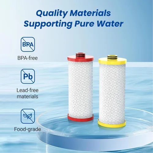 Miniatura 4 de Waterspecialist Filtro de agua WS852-R, repuesto para Aquasana® AQ-5200R, AQ-6200, Claryum® de 2 etapas, AO Smith® AO-US-200-R, 500 galones, 2