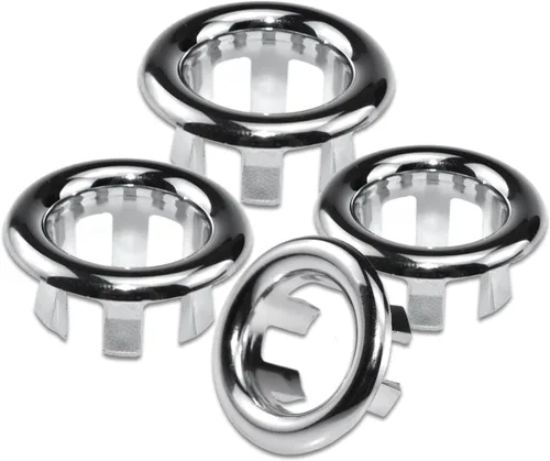 Aifeier ET 4 anillos de desbordamiento para fregadero, cubierta redonda de desbordamiento para orificio de cocina y baño, tapa de inserción de